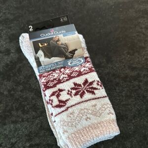 Cuddl Duds Plushfill Socks